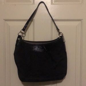 Coach signature shoulder bag